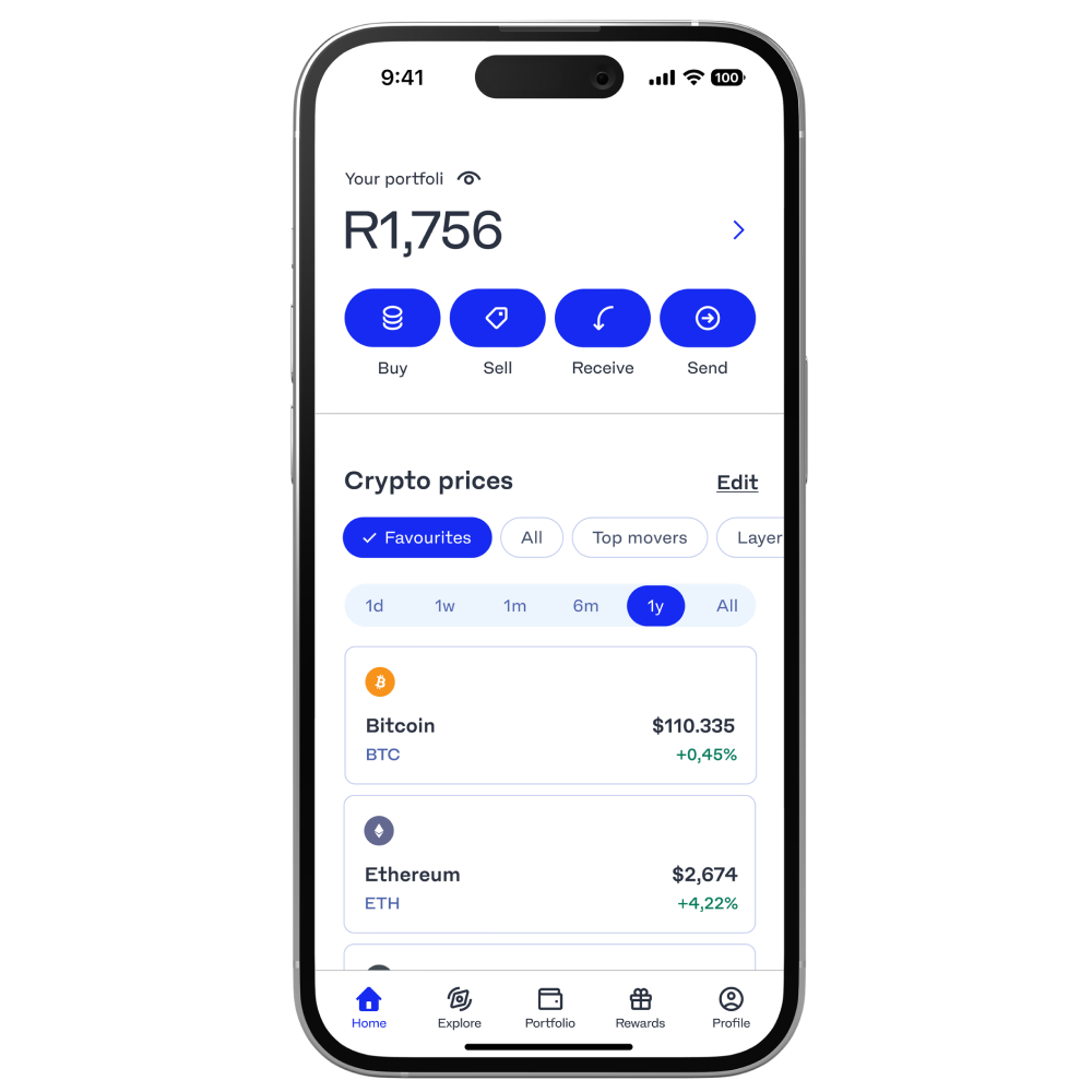 Luno testing interface