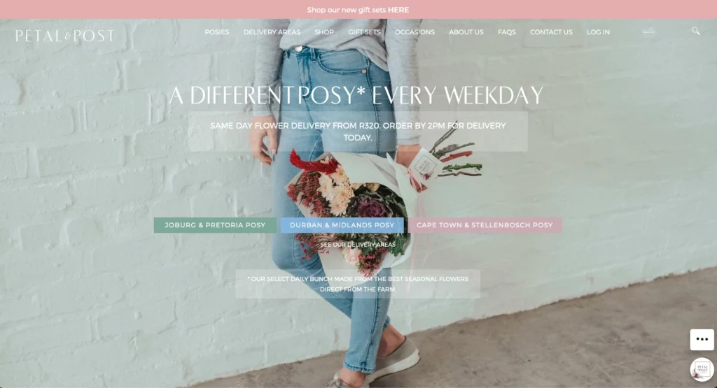 Old petal and post | How Might We Petal and post screenshot of the old website